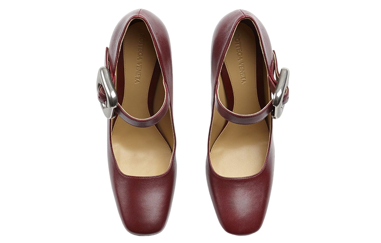 (W) Bottega Veneta Mostra 'Red Buckle Mary Jane' 圖 2