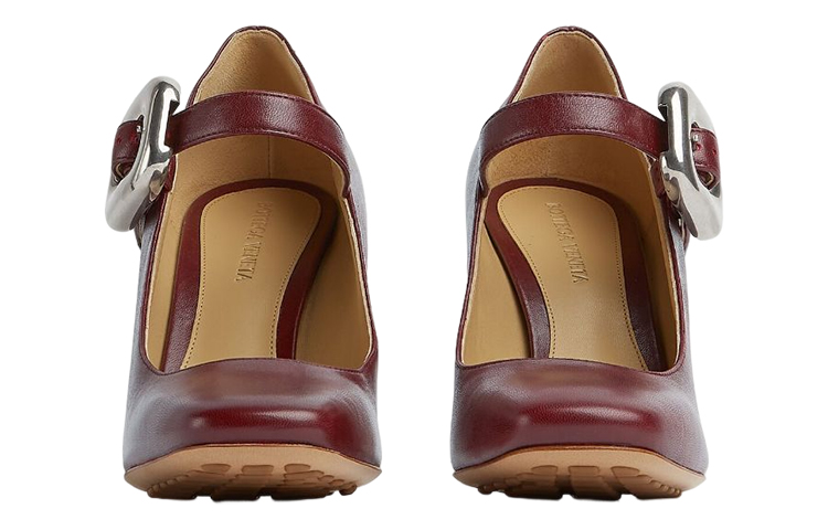 (W) Bottega Veneta Mostra 'Red Buckle Mary Jane' 圖 3
