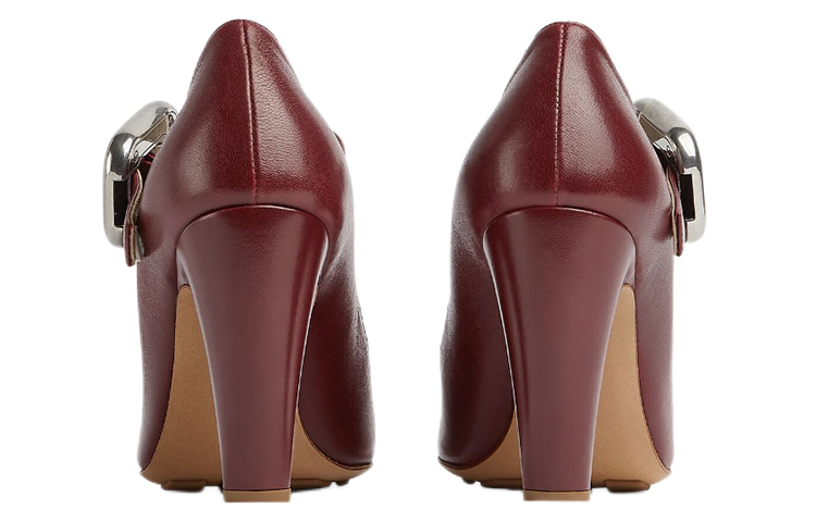 (W) Bottega Veneta Mostra 'Red Buckle Mary Jane' 圖 4