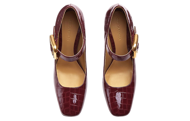 (W) Bottega Veneta Mostra 'Red Croc-Embossed' 圖 2