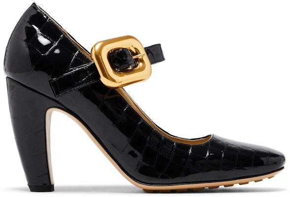 (W) Tumit Bottega Veneta Mostra Mary-Jane 'Hitam' 716146V1TR03264 Buy (W) Tumit Bottega Veneta Mostra Mary-Jane 'Hitam' 716146V1TR03264