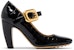 (W) Tumit Bottega Veneta Mostra Mary-Jane 'Hitam' 716146V1TR03264