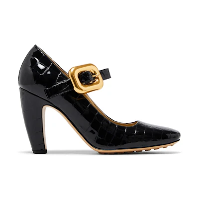 (W) Bottega Veneta Mostra Mary-Jane Heels 'Black'