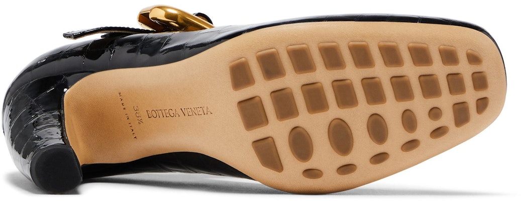 (W) Bottega Veneta Stiletto Kulit 'Fashion Chunky Hitam' 716146V1TR03264 Shop (W) Bottega Veneta Stiletto Kulit 'Fashion Chunky Hitam' 716146V1TR03264