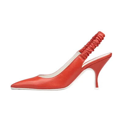 (W) Bottega Veneta Mule 'Fashion Red'