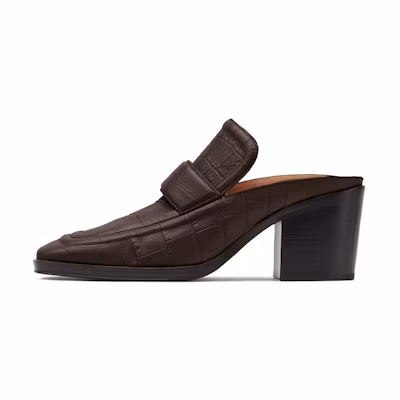 (W) Bottega Veneta Mules 'Dark Chocolate'