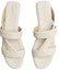Lookbook (Women) Bottega Veneta Open Toe Chunky Heel Slide 'Beige' 651374VBSL09031