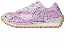 (Women) Bottega Veneta Orbit Low-Top Sneakers Shiny Pink Casual Running Shoes 755915V2X406151 (Women) Bottega Veneta Orbit Low-Top Sneakers Shiny Pink Casual Running Shoes 755915V2X406151