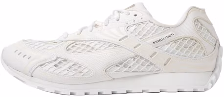 (Women) Bottega Veneta Orbit Mesh White Low-Top Sneakers Casual Running Shoes 755915V2X409013 (Women) Bottega Veneta Orbit Mesh White Low-Top Sneakers Casual Running Shoes 755915V2X409013