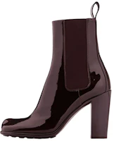 (Women) Bottega Veneta Patent Leather Ankle Boot Brown 684511V1AP06088 (Women) Bottega Veneta Patent Leather Ankle Boot Brown 684511V1AP06088