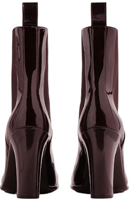 Bottega Veneta葆蝶家 Storm 漆皮高跟 短筒 切爾西靴 女款 紅棕色 Shop Bottega Veneta葆蝶家 Storm 漆皮高跟 短筒 切爾西靴 女款 紅棕色
