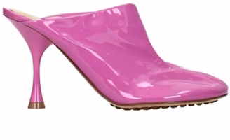 (Women) Bottega Veneta Patent Leather Sandal Pink 673780V10M05642 (Women) Bottega Veneta Patent Leather Sandal Pink 673780V10M05642