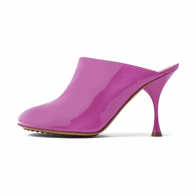 (W) Bottega Veneta Patent Leather Sandal Pink
