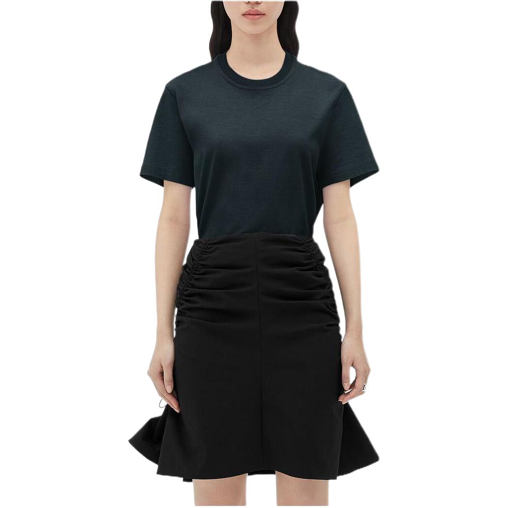 (Women) Bottega Veneta Plain Round Neck Short Sleeve T-Shirt FW22 649060VF1U04140