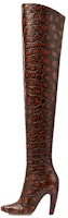 (Women) Bottega Veneta Pointed-Toe Over-The-Knee Boots 'Brown Calfskin' 716326V3J802232 (Women) Bottega Veneta Pointed-Toe Over-The-Knee Boots 'Brown Calfskin' 716326V3J802232