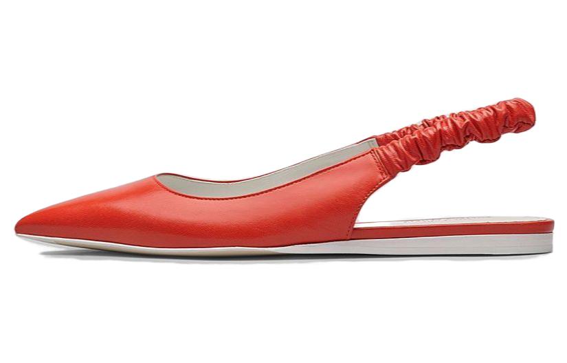 (W) Bottega Veneta Pointed Toe 'Red Leather'