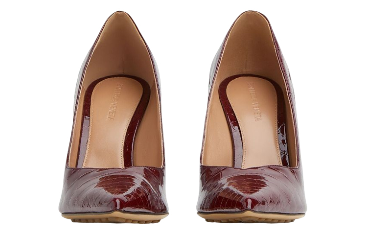 (W) Bottega Veneta Pointed Toe High Heel 'Cherry' 圖 3