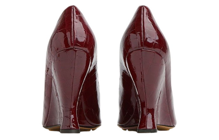 (W) Bottega Veneta Pointed Toe High Heel 'Cherry' 圖 4