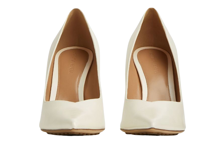 (W) Bottega Veneta Pointed Toe High Heel 'White Fashion' 圖 3