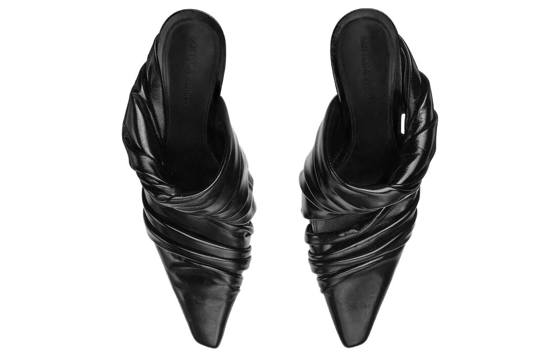 (W) Bottega Veneta Pointed Toe Mule 'Black Calfskin' 圖 3
