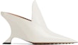 Order (W) 보테가 베네타 화이트 가죽 스틸레토 펌프스 763828V2VK09013