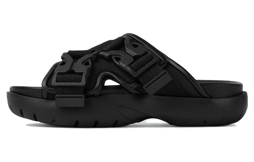 (Women) Bottega Veneta Polyester Round-Toe Slide 'Black' 754358V3C411000