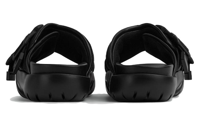 Lookbook Bottega Veneta 葆蝶家 涤纶 圓頭 一字拖鞋 女款 黑色