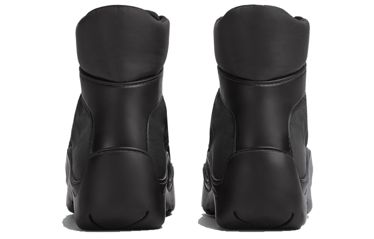 Purchase Bottega Veneta 葆蝶家 BV Puddle Bomber 科技面料系帶工裝橡膠短靴 女款 黑色