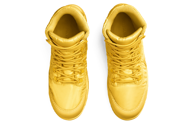 (W) Bottega Veneta Puddle Bomber 'Yellow Tech Fabric Lace-Up Ankle' 圖 3
