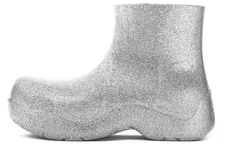 (Women) Bottega Veneta Puddle Boot 'Light Grey Glitter' 640045V10Q01414