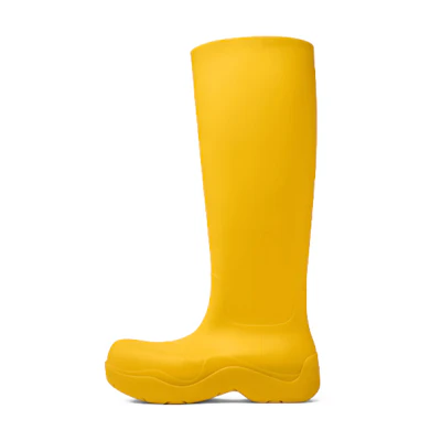 (W) Bottega Veneta Puddle Long Boot Yellow