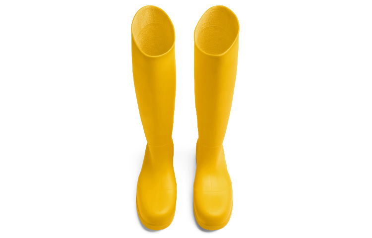 Lookbook (Women) Bottega Veneta Puddle Long Boot Yellow 667222V00P07123