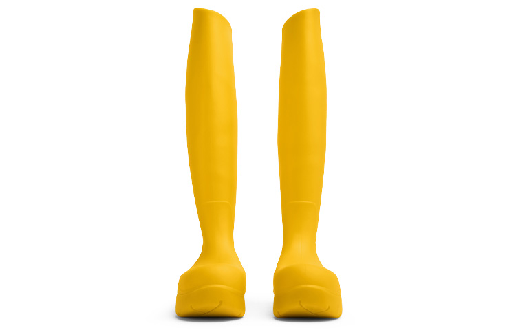 Shop (Women) Bottega Veneta Puddle Long Boot Yellow 667222V00P07123