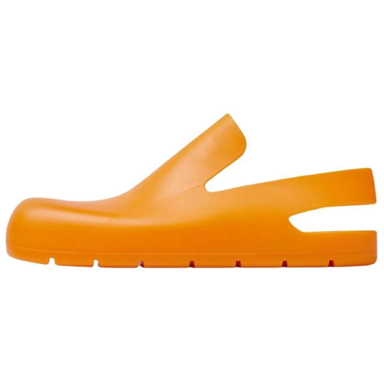 (Women) Bottega Veneta Puddle Stylish Comfort Sandals Orange. 661269V00P07593