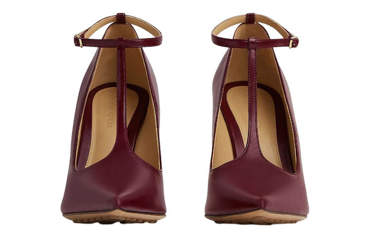 Lookbook (W) Bottega Veneta Punta 'Kasut Kulit Merah Hujung Runcing' 729726V2EI02226
