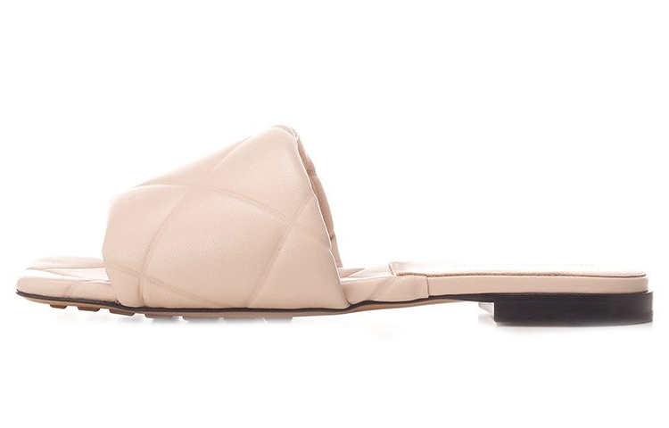 (Women) Bottega Veneta Quilted Flat Sandal 'Nude' 639940VBP301740