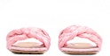 Shop (Women) Bottega Veneta Raffia Stretch Flat Sandals Blossom 652860V0GM05657
