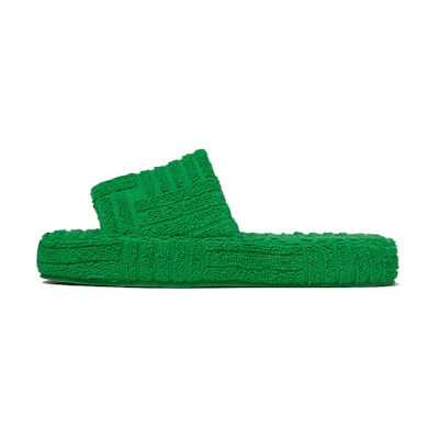 (W) Bottega Veneta Resort Sponge Slide 'Grass'