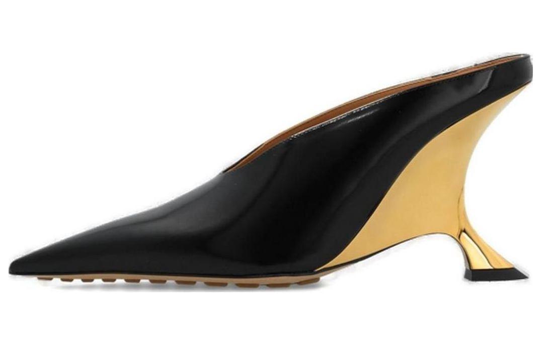 (W) Bottega Veneta Rocket Mule 'Black Gold'