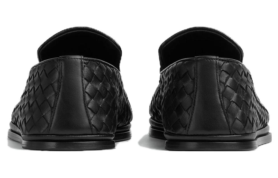 (W) Bottega Veneta Round-Toe Slip-On 'Black Leather' 圖 4