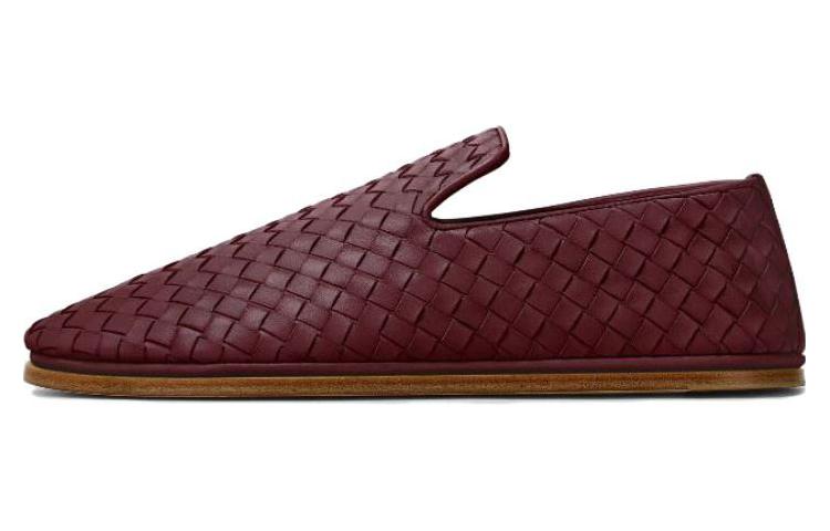 Buy (W) Bottega Veneta Sepatu Slip-On Ujung Bulat 'Burgundy' 735982V2ED02240