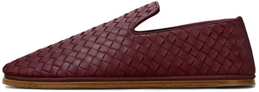 (W) Bottega Veneta Sepatu Slip-On Ujung Bulat 'Burgundy' 735982V2ED02240 Buy (W) Bottega Veneta Sepatu Slip-On Ujung Bulat 'Burgundy' 735982V2ED02240