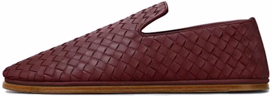 (Women) Bottega Veneta Round-Toe Slip-On 'Burgundy' 735982V2ED02240 (Women) Bottega Veneta Round-Toe Slip-On 'Burgundy' 735982V2ED02240