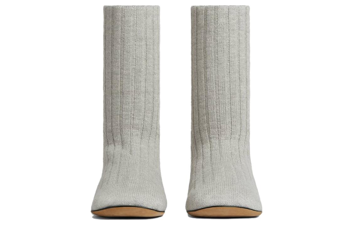 (W) Bottega Veneta Round Toe Ankle Boot 'Grey' 圖 3