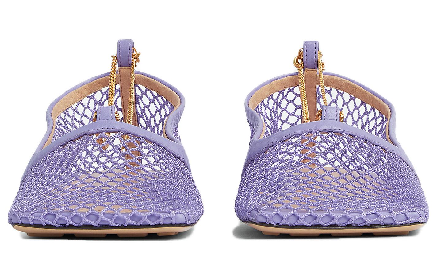 (W) Bottega Veneta Round Toe Flats 'Purple' 圖 2