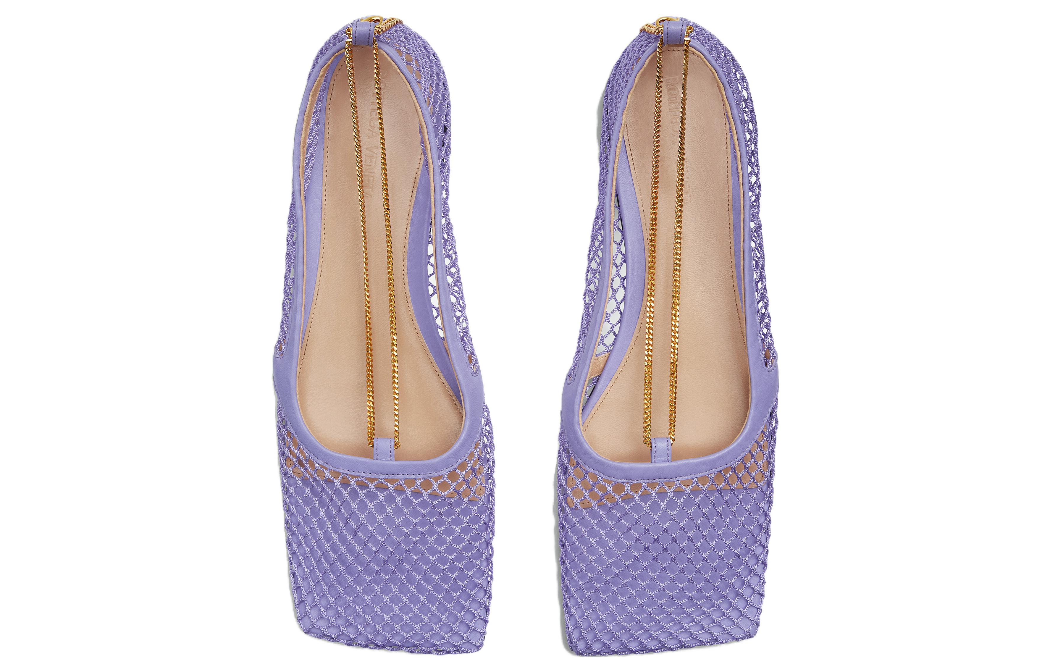 (W) Bottega Veneta Round Toe Flats 'Purple' 圖 3