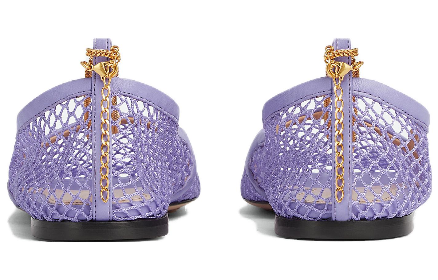 (W) Bottega Veneta Round Toe Flats 'Purple' 圖 4
