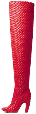 (W) Bottega Veneta Ronde Neus Hoge Hak Overknee Laarzen ''Rood'' 756275V2EH05811 Buy (W) Bottega Veneta Ronde Neus Hoge Hak Overknee Laarzen ''Rood'' 756275V2EH05811