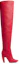 Order (W) Bottega Veneta Ronde Neus Hoge Hak Overknee Laarzen ''Rood'' 756275V2EH05811