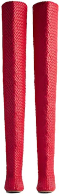 (W) Bottega Veneta Ronde Neus Hoge Hak Overknee Laarzen ''Rood'' 756275V2EH05811 Lookbook (W) Bottega Veneta Ronde Neus Hoge Hak Overknee Laarzen ''Rood'' 756275V2EH05811